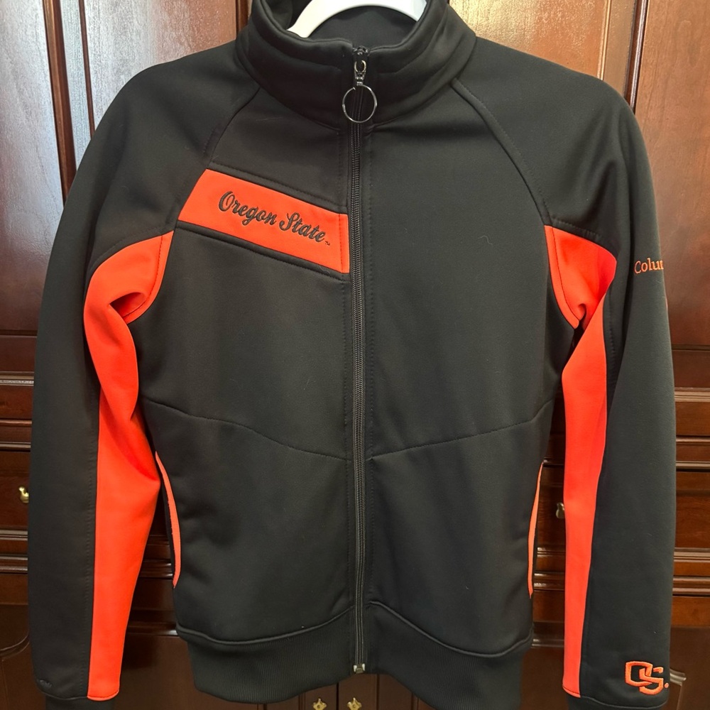 Columbia Oregon State Beavers Black Zip-up, Youth Medium